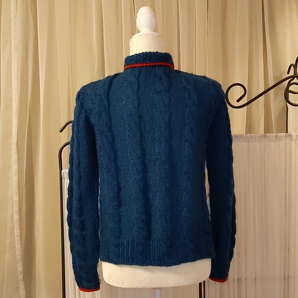 🇨🇦 1980 - 100% Wool Sweater Made In Italy - Picture 2 of 5